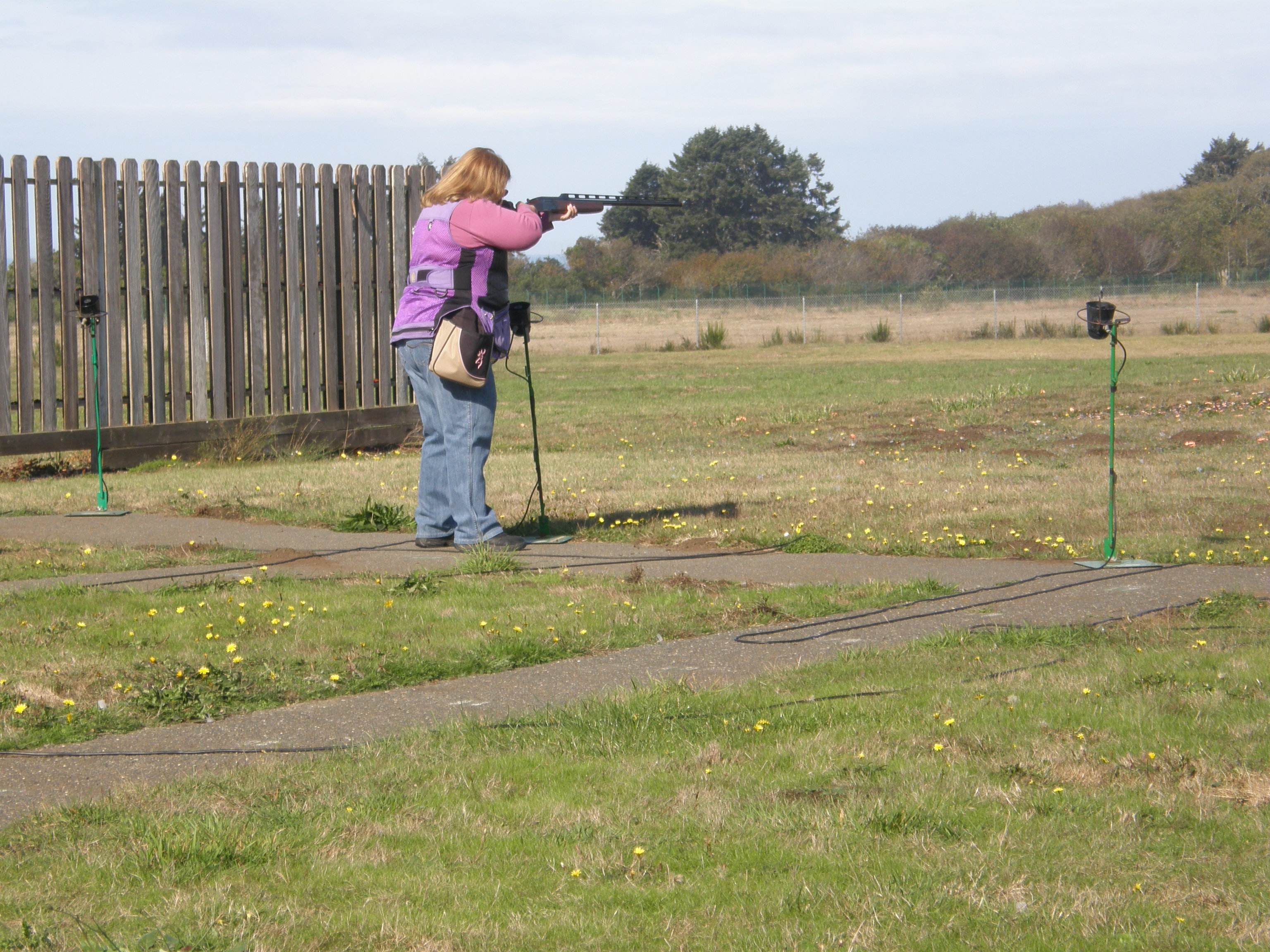 Shooters Using Skeet Field 